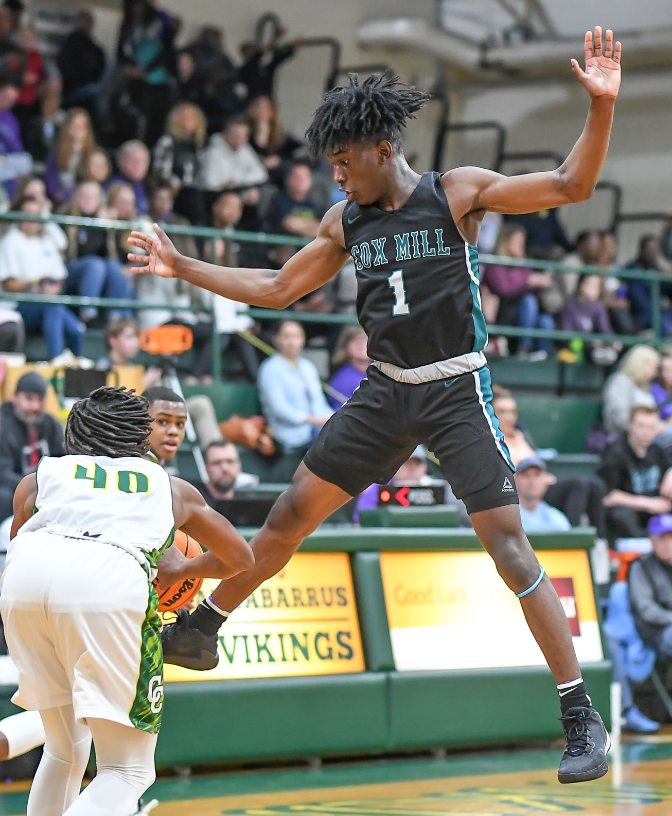 Friday night high school basketball action